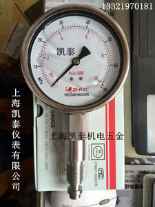 。ZHYQ卫生型隔膜压力表 PT124Y-620-100MPa-M20-82mm 70MPA
