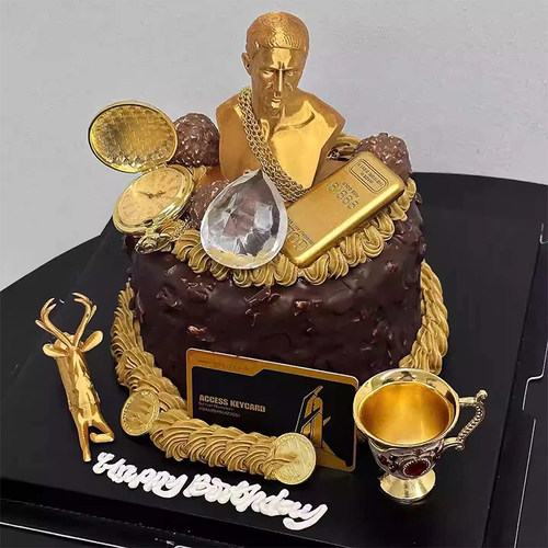 三角洲行动周边塑料网红生日蛋糕装饰烘焙装扮大全新款插件配件