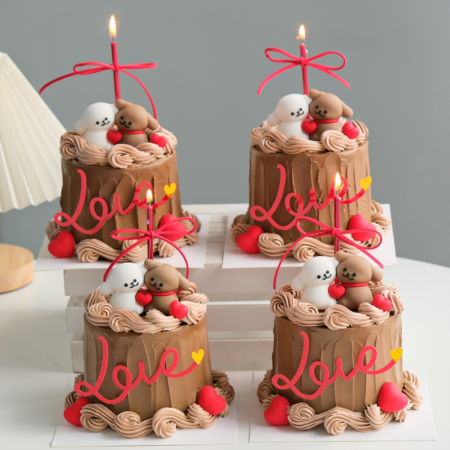 214情人节蛋糕装饰贴贴线条小狗摆件情侣告白爱心love亚克力插件,节庆用品/礼品,节日装扮用品,淘宝优惠券,粉丝福利购,淘宝优惠卷