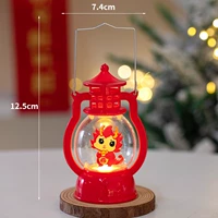 Маленькая масляная лампа с красной рукой 2 (2