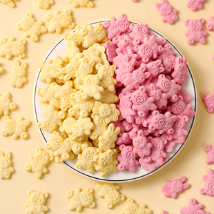 纸杯蛋糕装饰饼干可爱兔子小熊造型甜品冰淇淋木糠杯烘焙插件可食