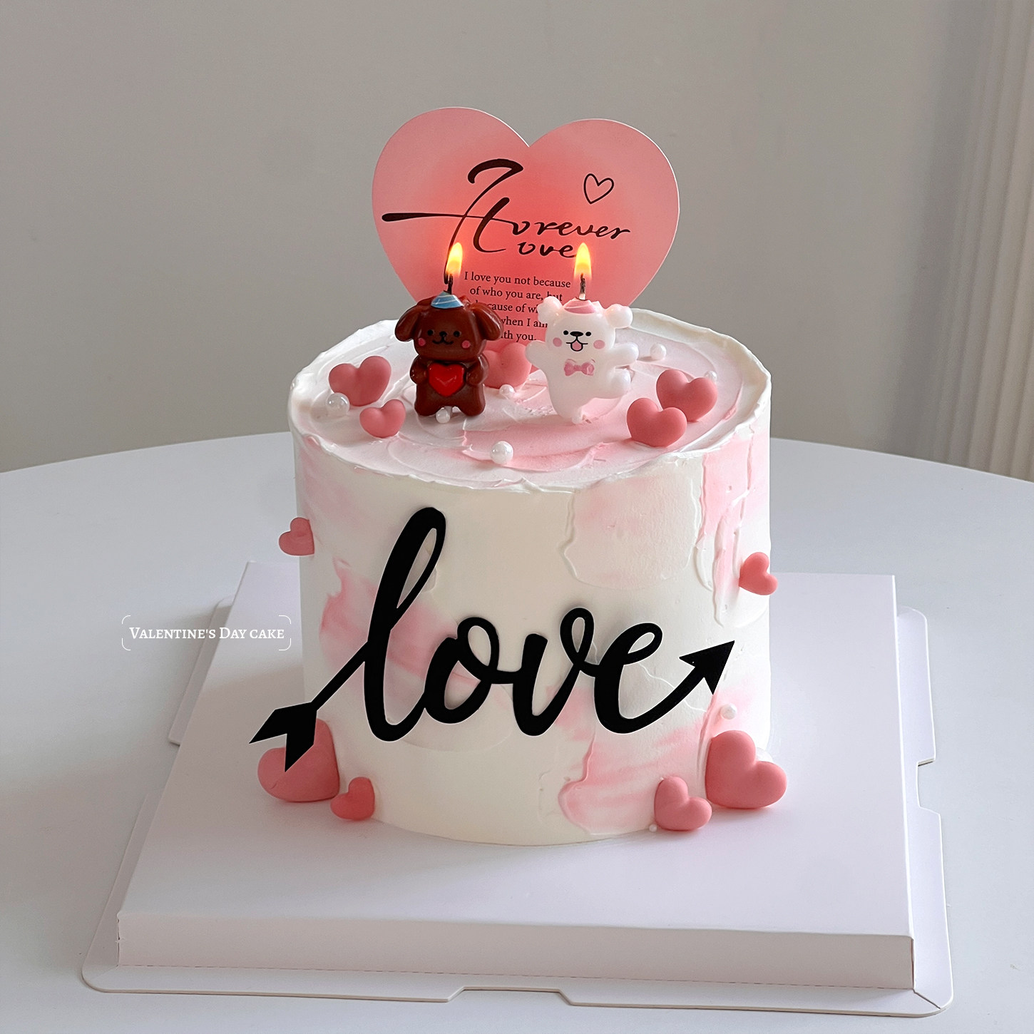 214情人节蛋糕装饰线条小狗蜡烛摆件亚克力love爱心卡片插牌插件,节庆用品/礼品,节日装扮用品,淘宝优惠券,粉丝福利购,淘宝优惠卷