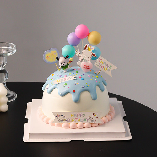 ins风卡通蛋糕装饰摆件