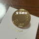 饰风衣 可装 高质感～金色超百搭 圆形金币胸针