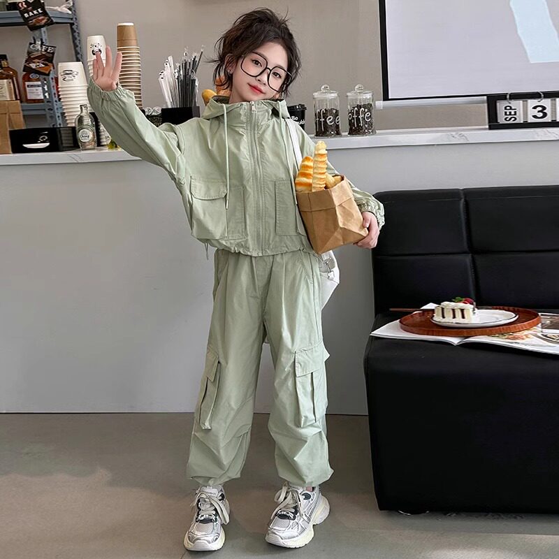 女生休闲运动套装2024春秋新套装
