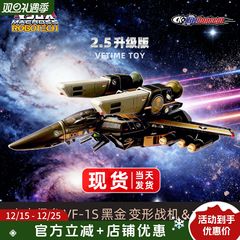 KC KitzConcept 太空堡垒超时空要塞VF-1S黑金带太空包套装 2.5版