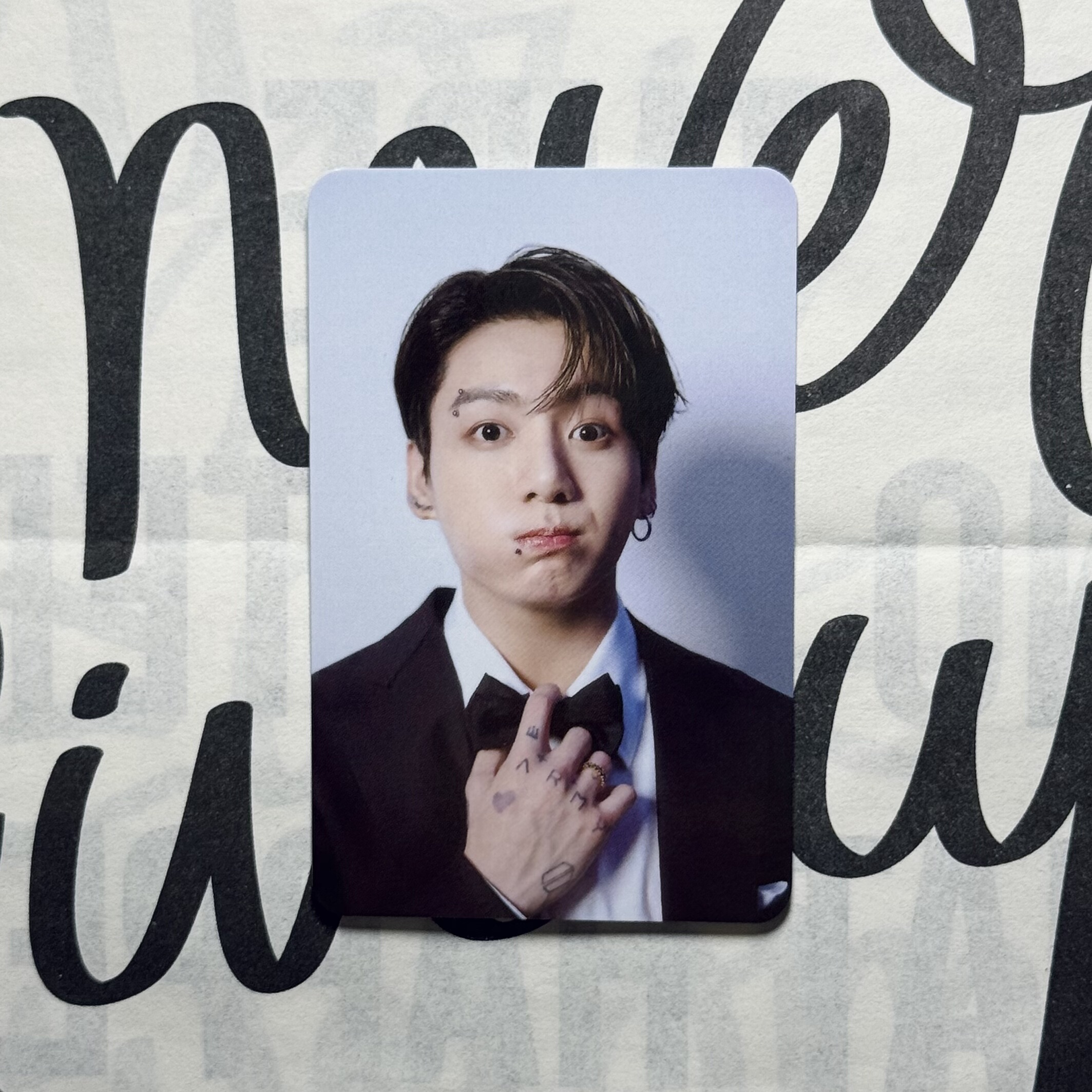 田正国小卡正版官方真卡 BTS防弹少年团 西装果 thefact固卡 TMA