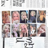 朴彩英小卡官方正版 送闺蜜礼物 玫瑰花金发rose白纱手套肉周边同款