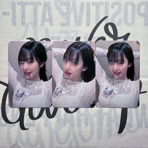 金米妮小卡正版SOLO专辑 dmm签售特典卡Minnie头绳ver送闺蜜礼物