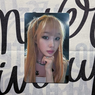 GISELLE小卡正版官方真卡aespa日本fm场周卡学生版 金发梨 吉赛尔