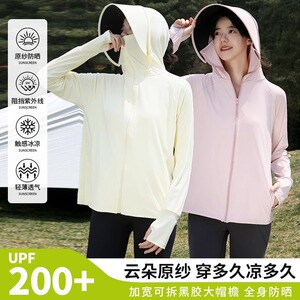 防晒衣女2026新款防紫外线超大帽檐透气薄款夏季冰丝防晒服外套