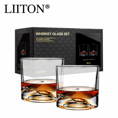 酒杯加拿大LIITON威士忌勃朗峰