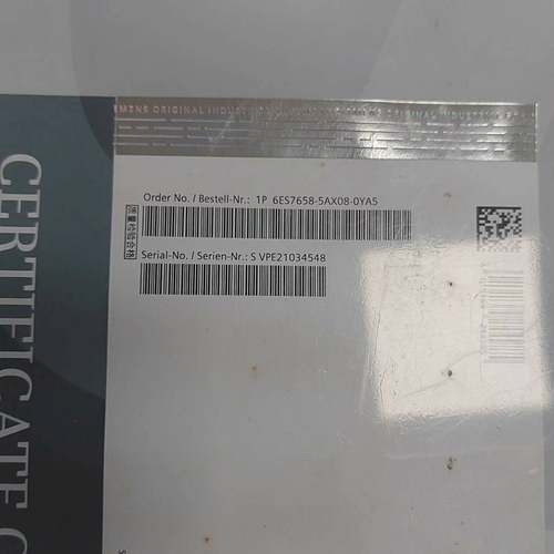 议价6ES7658-5AX08-0YA5未拆封实图