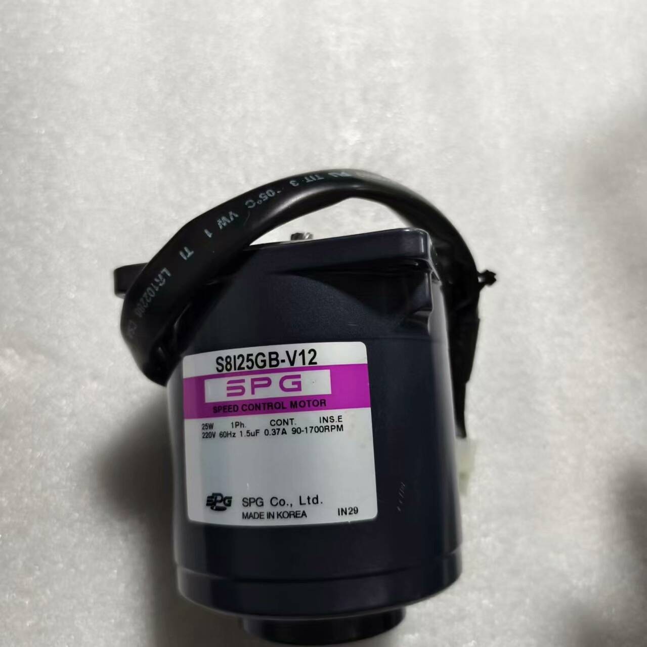 议价SPG  25W调速电机S8125GD-V12全新
