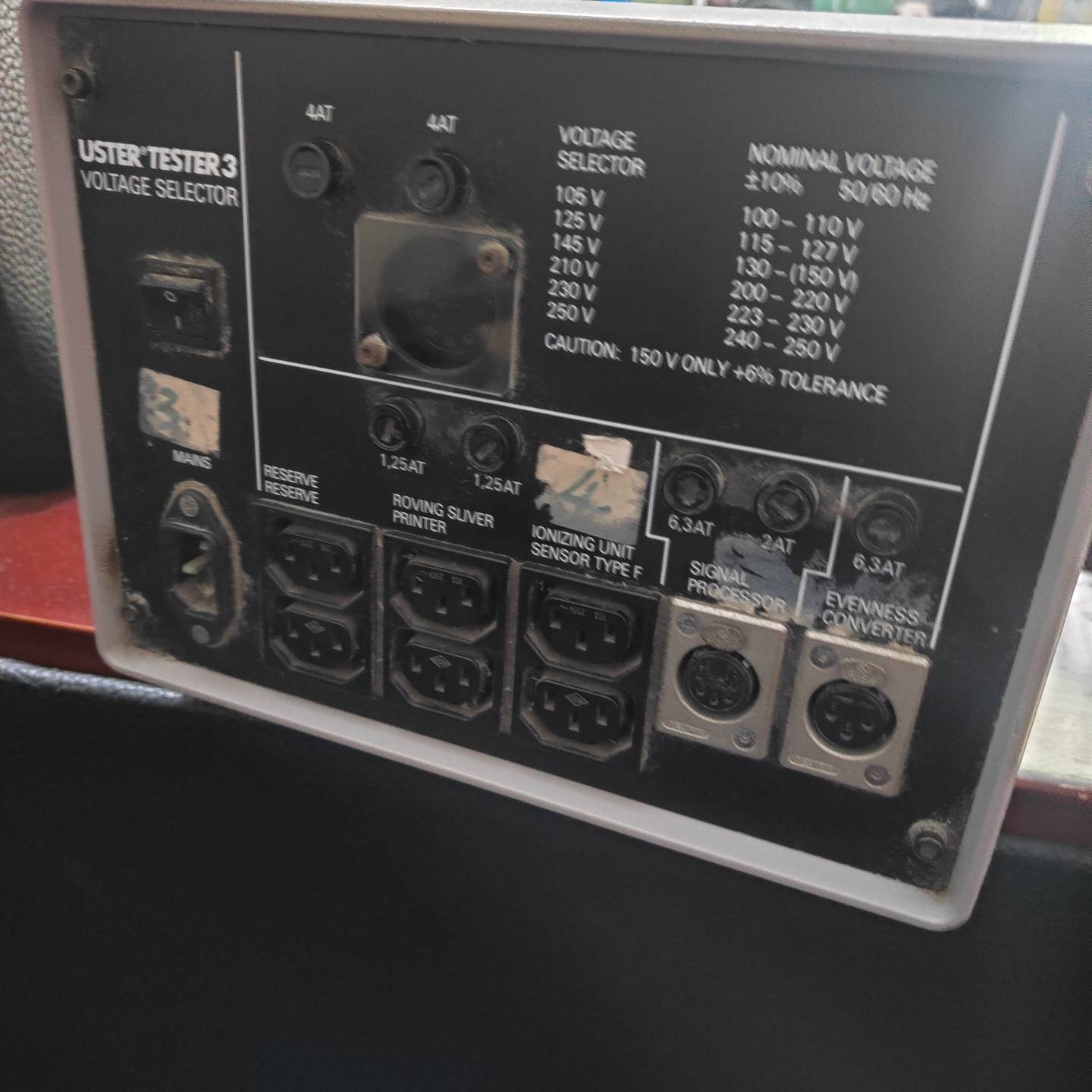 议价USTER TESTER 3电压选择器，成色如图，适用