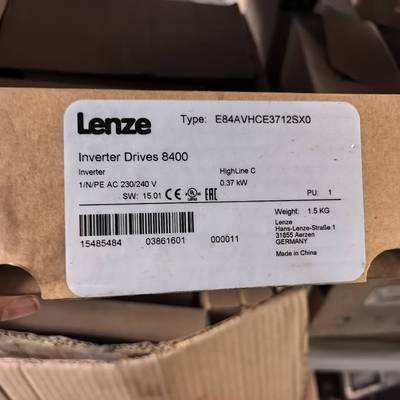 议价Lenze伦茨 伺服驱动器，E84AVHCE3712SX0