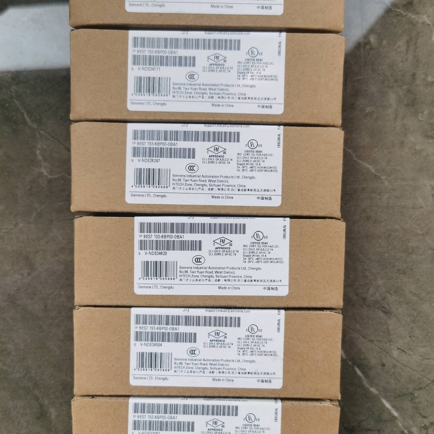 议价6ES7 193-6BP00-0BA1，温度型接线基座，接线