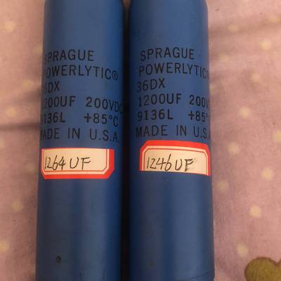议价思碧电解电容。1200uf200v.测试值