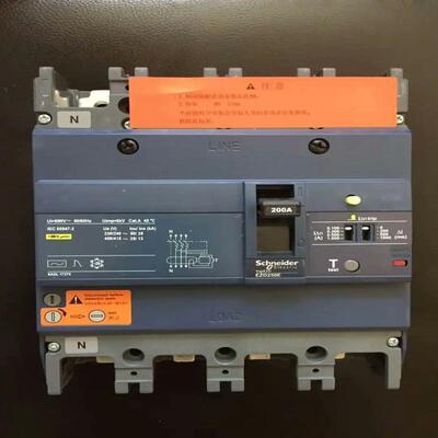 议价德EZD250E 4P 200A漏电保护开关 正品拆机