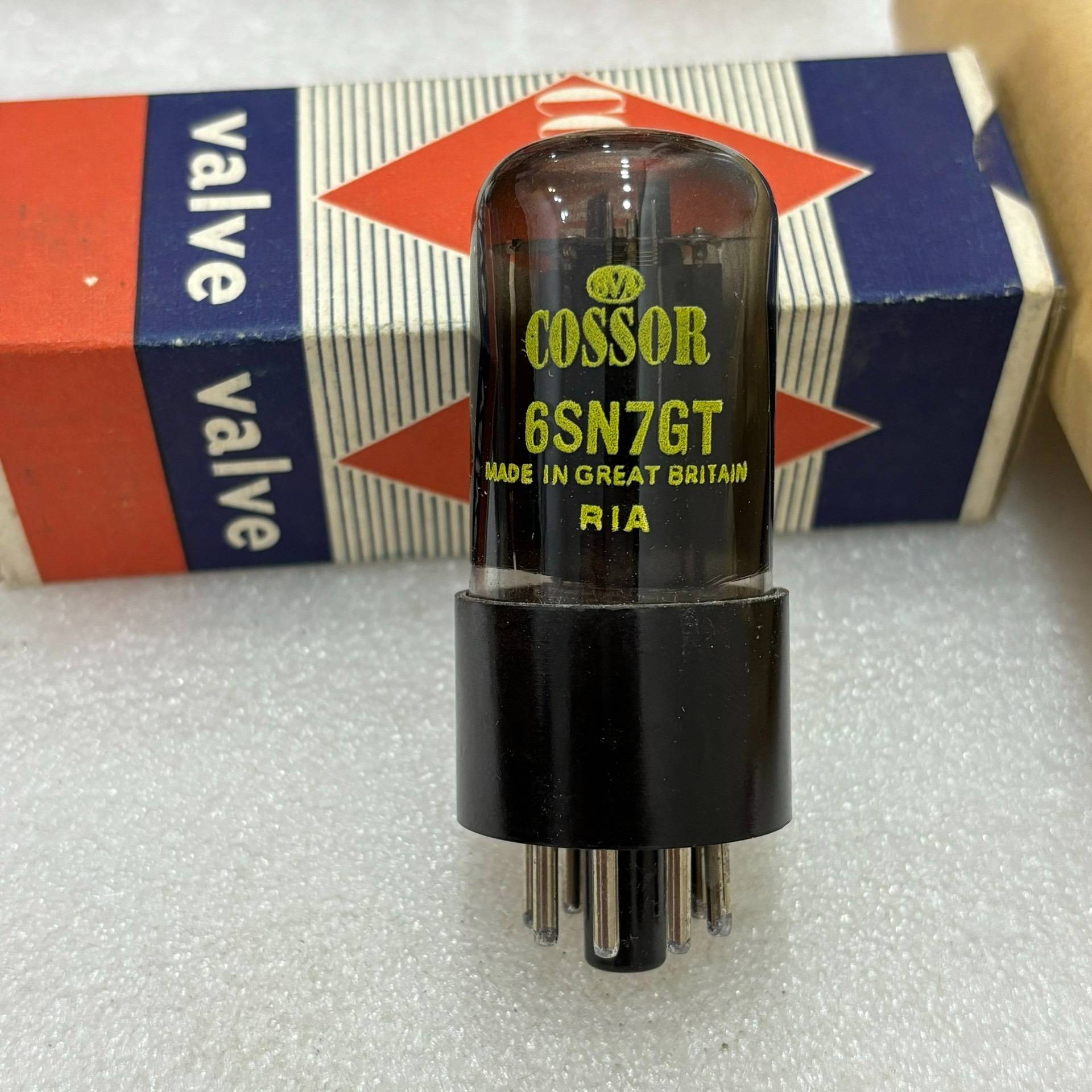 议价全新原盒英国COSSOR 6SN7GT喷碳电子管：成
