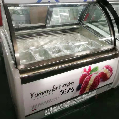 风冷冰淇淋盒装台式手工展示柜