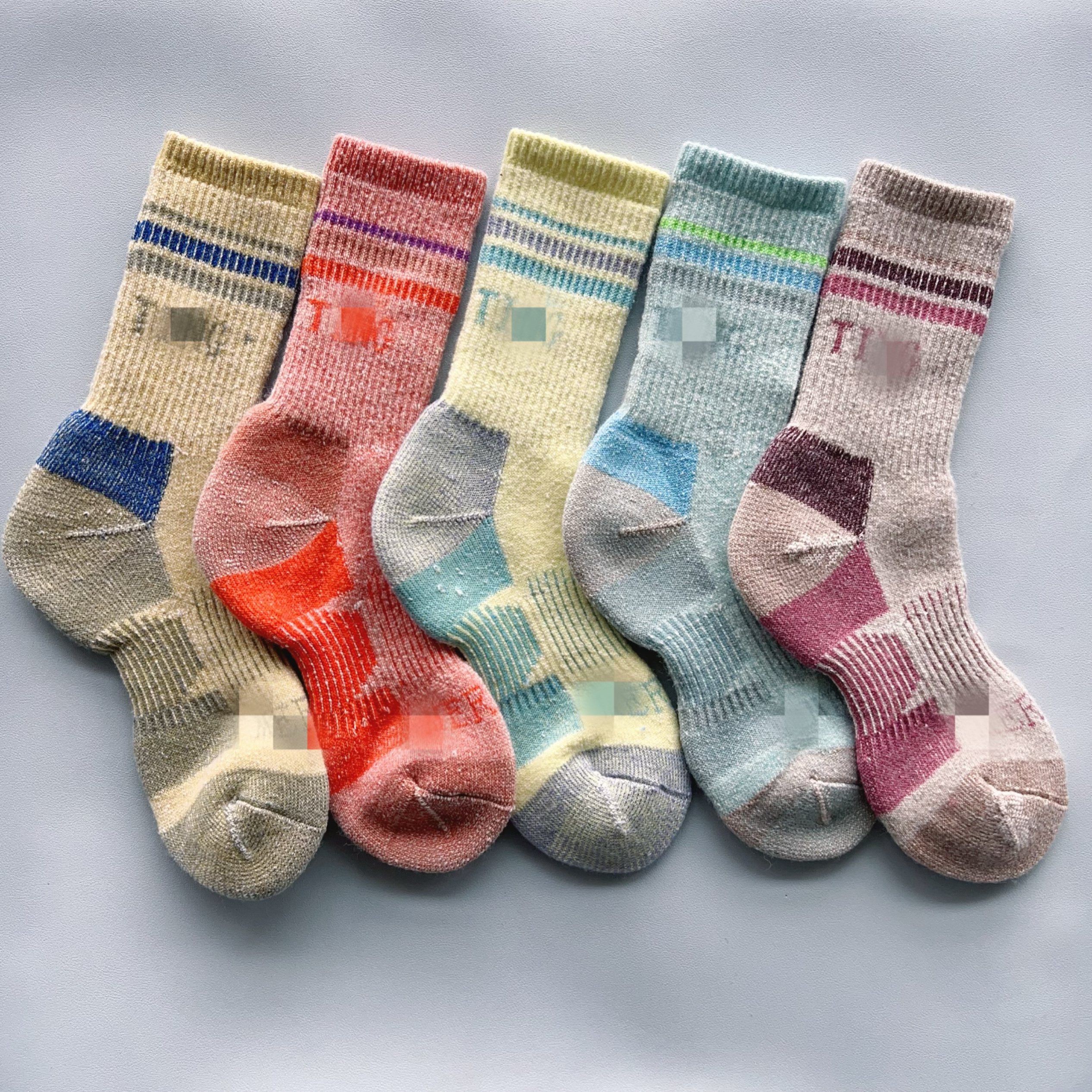 美利奴羊毛袜全毛圈加厚保暖男女同款登山袜滑雪户外徒步中筒袜子