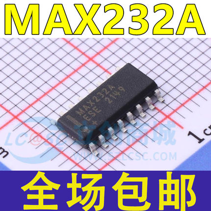 MAX232A MAX232AESE MAX232ACSE 贴片SOP16 RS232接收器芯片