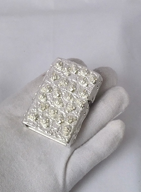 原装正品zippo防风打火机盔甲纯银S925万恶之城小骷髅头纯铜限量