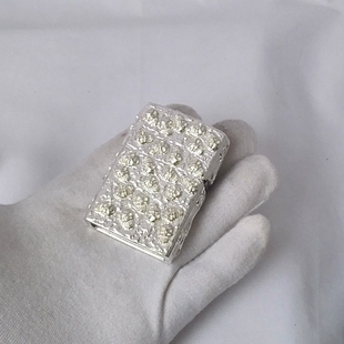 原装正品zippo防风打火机盔甲纯银S925万恶之城小骷髅头纯铜限量