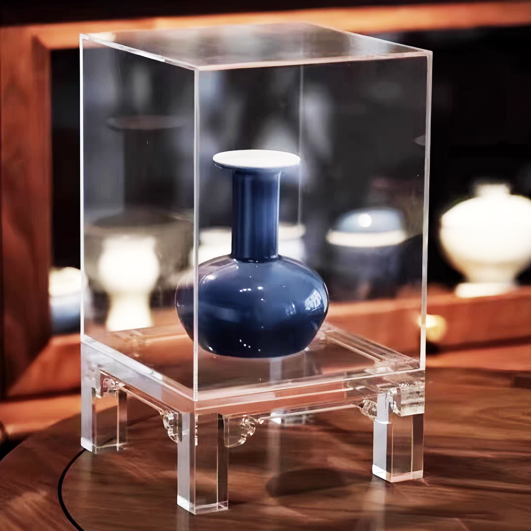 定制亚克力工艺品展示盒珠宝摆台展架古董文玩菩萨佛像防尘玻璃罩,商业/办公家具,置物架/陈列架/储物架/展示架,淘宝优惠券,粉丝福利购,淘宝优惠卷