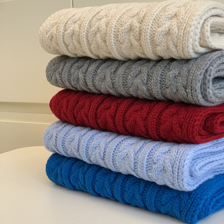 本治高等jk纯色麻花围巾jk制服搭配围巾多色日系学院风百搭款配饰