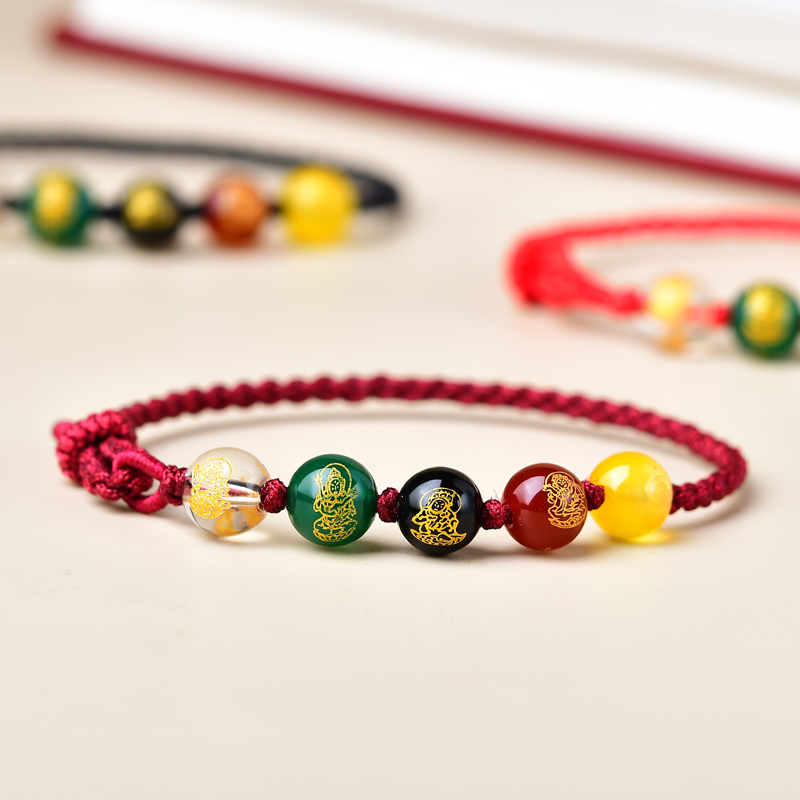 本命年1号店男女手链玛瑙民族风
