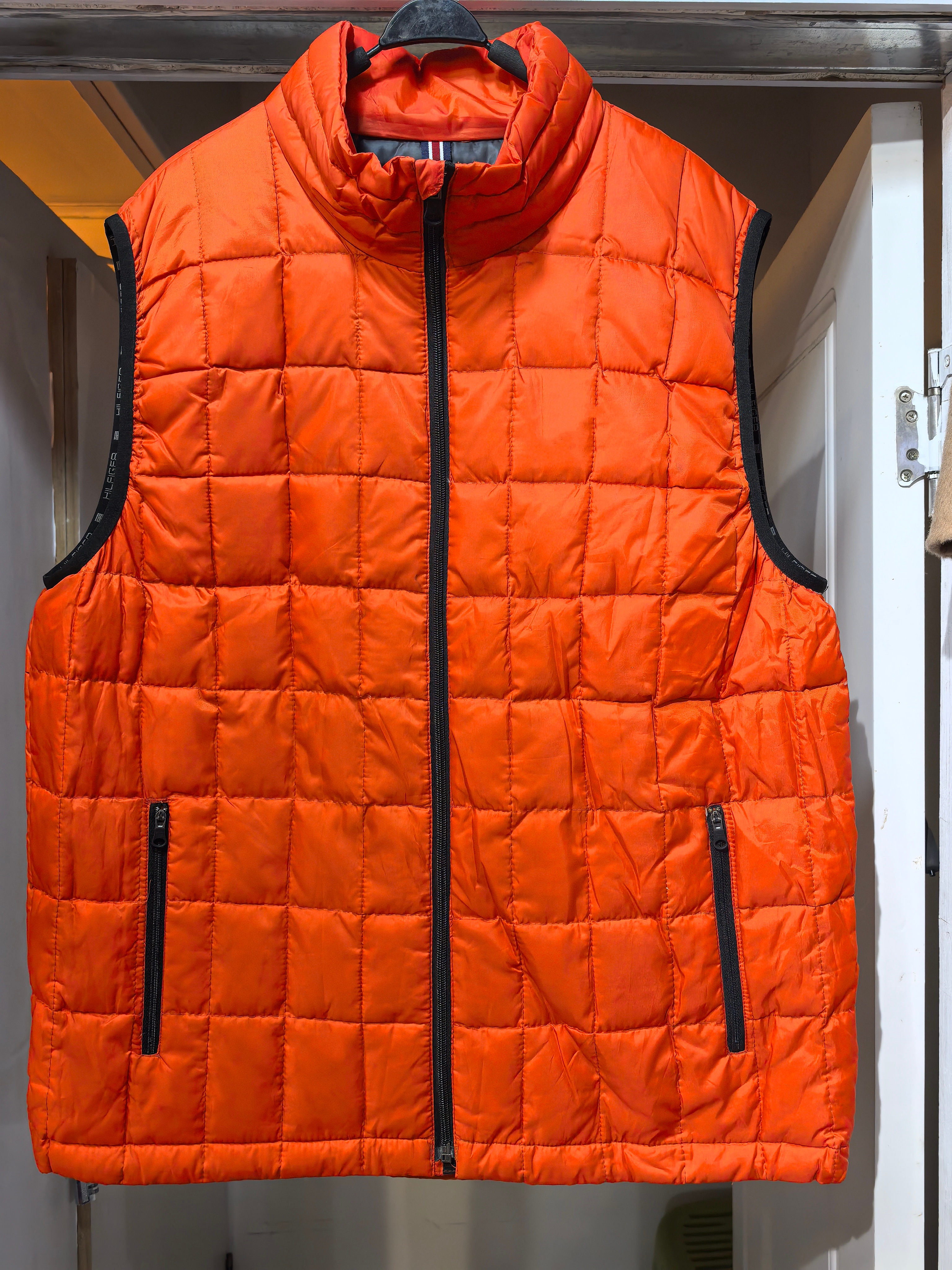 外贸原单男女同款羽绒马甲背心立领无帽美式新款冬季优选断码清货