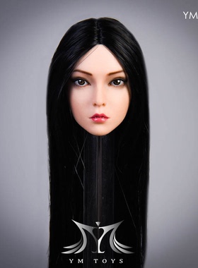 现货 YMTOYS 1比6 头雕 YMT029 蔷薇 植发女头雕 可动女兵人素体