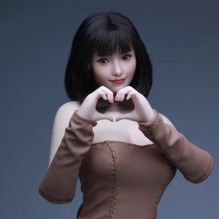 现货 Z6TOYS 1比6 兵人 亚洲可动眼 笑容美女头雕 甜甜 ZC021