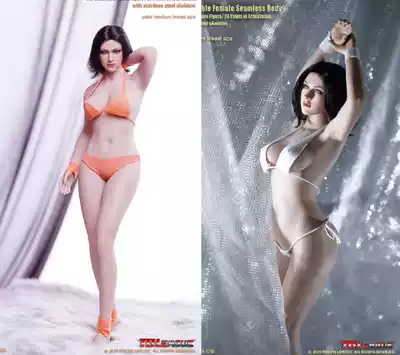 Spot TBLeague 1 6 S28A S29B Realistic plump body steel bone rubber-coated female soldier human body