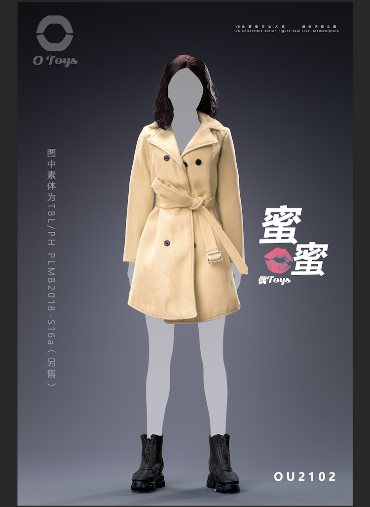 蜜蜜服装可配包胶女素体1/6