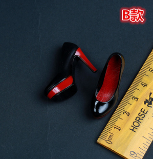 现货御车族 1比6兵人 黑色高跟鞋 哑光皮鞋 支持KUMIK PHICEN TTL