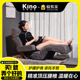 Kino高档轻奢贵妃躺椅飘窗懒人沙发雪妮绒单人可折叠休闲椅子原创