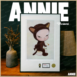 奈良美智娃娃版画安尼画廊ins风装饰画日式挂画Yoshitomo Nara