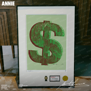 25限定款安迪沃霍尔波普艺术装饰画安尼画廊美金系列潮流高级挂画