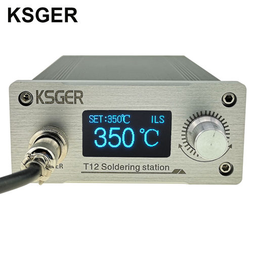 KSGER STM32 V3.1S智能焊台DIY OLED俄语英文版T12烙铁头自动休眠