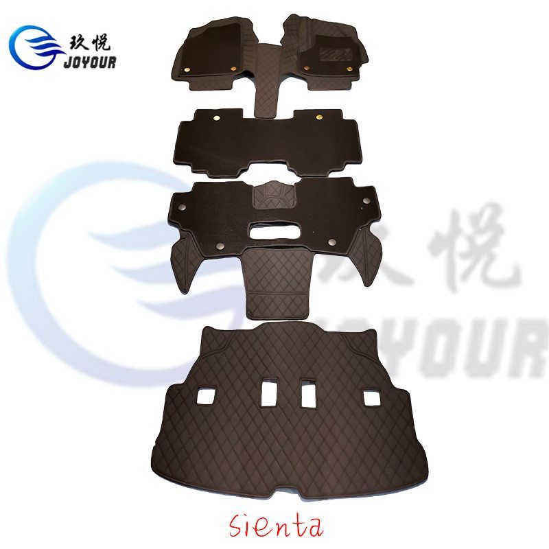 右肽适用于丰田sienta XP80 XP170系右驾驶汽车脚垫工厂跨境代发