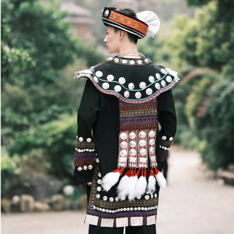 传统苗族男装苗族盛典苗王服装网红同款写真摄影服装