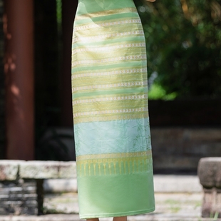 傣族裙子半身裙筒裙长裙传统傣族服装单裙工作服日常穿搭夏季新款