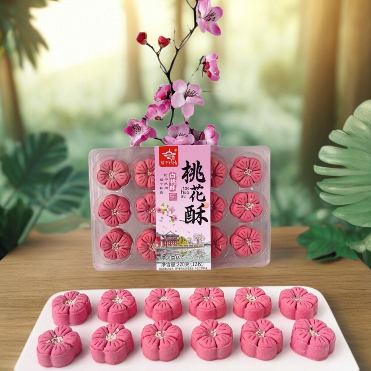 桃花酥蟹黄酥杭策220g伴手礼