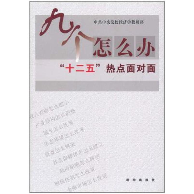 二手九个怎么办 中共中央党校经济学教研部 新华出版社