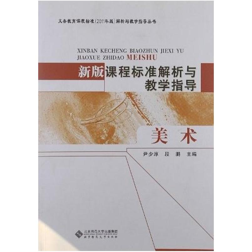 二手新版课程标准解析与教学指导美术 尹少淳 北京师范大学出版社