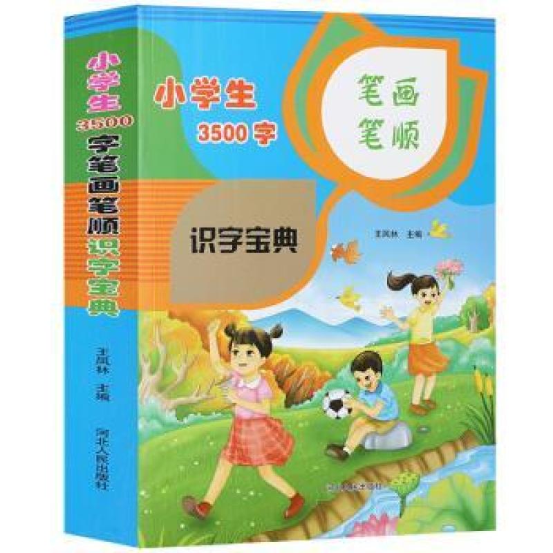 二手小学生3500字笔画笔顺识字宝典 王凤林 河北人民出版社