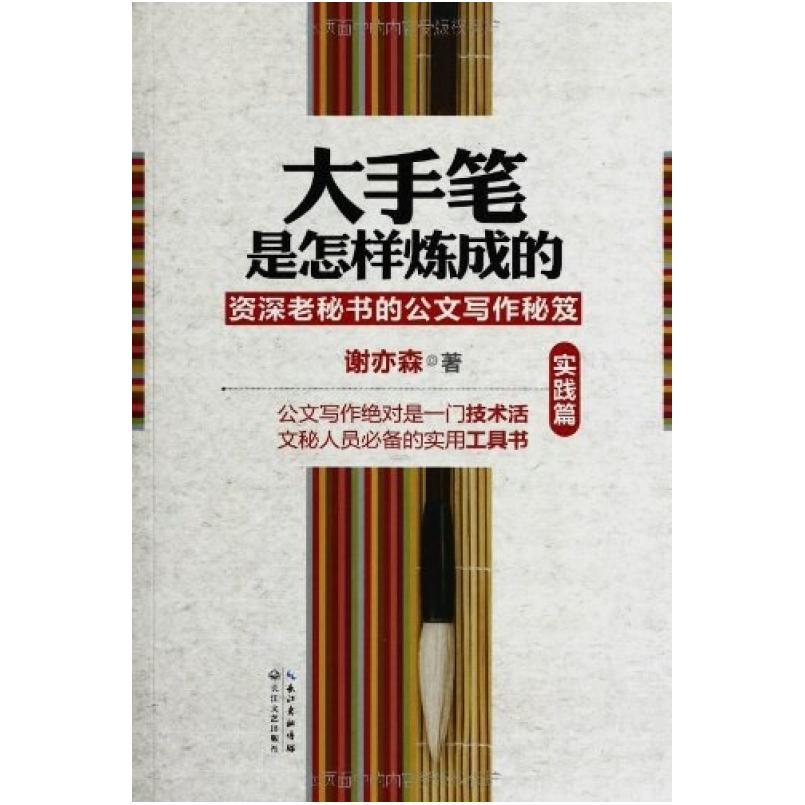 二手大手笔是怎样炼成的.实践篇 谢亦森 长江文艺出版社